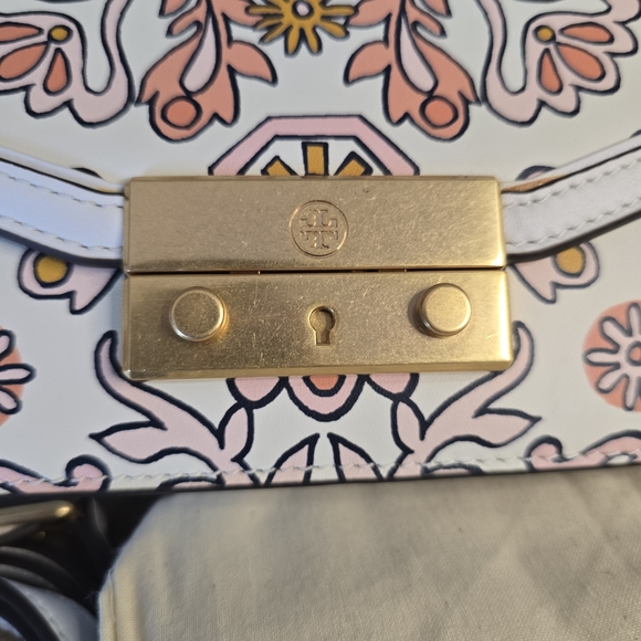 Tory Burch Juliette Printed Mini Top Handle Satchel Bag - Picture 6 of 8